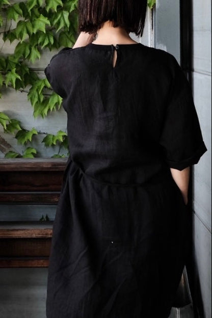 DELICIOUS "LINEN Long Dress" JAMES SPECIAL ORDER