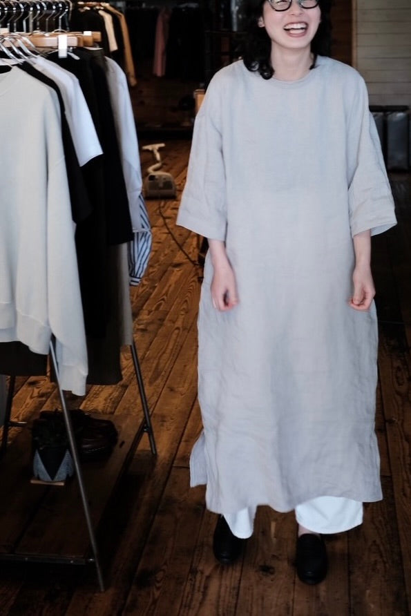 DELICIOUS "LINEN Long Dress" JAMES SPECIAL ORDER