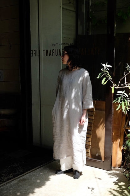 DELICIOUS "LINEN Long Dress" JAMES SPECIAL ORDER
