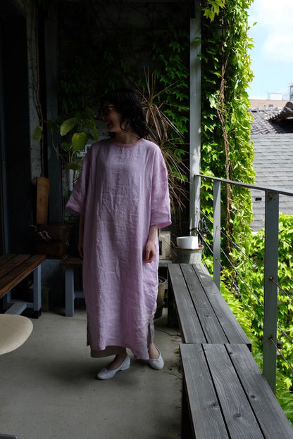 DELICIOUS "LINEN Long Dress" JAMES SPECIAL ORDER