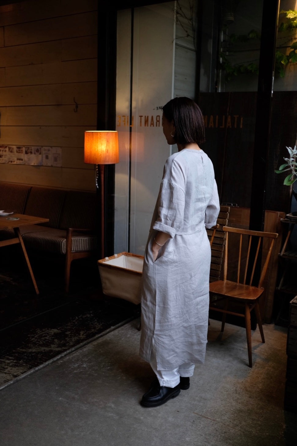 DELICIOUS "LINEN Long Dress" JAMES SPECIAL ORDER