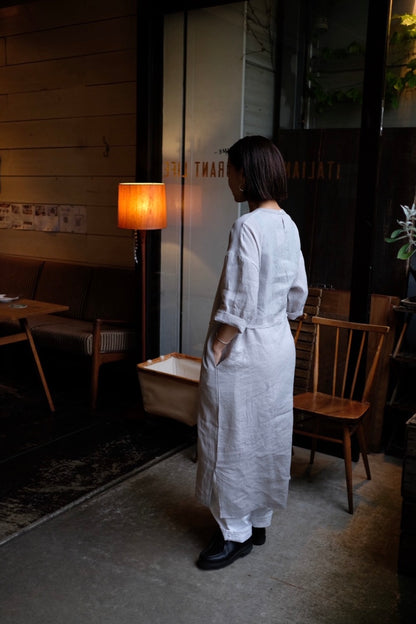 DELICIOUS "LINEN Long Dress" JAMES SPECIAL ORDER