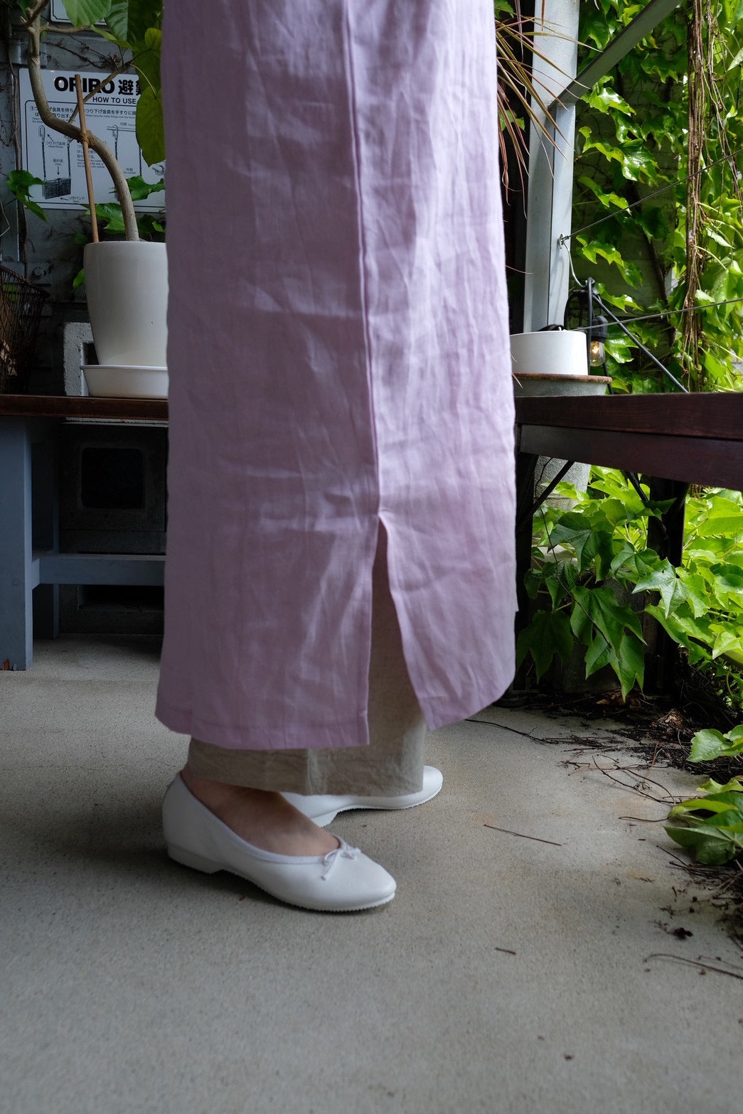 DELICIOUS "LINEN Long Dress" JAMES SPECIAL ORDER