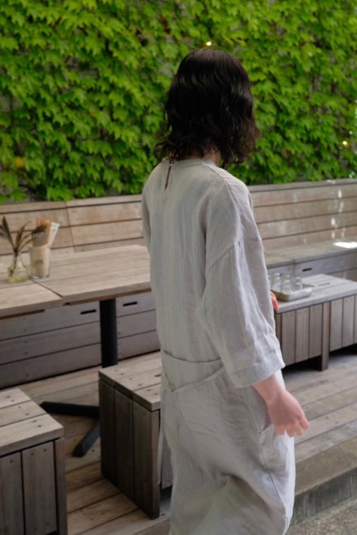DELICIOUS "LINEN Long Dress" JAMES SPECIAL ORDER