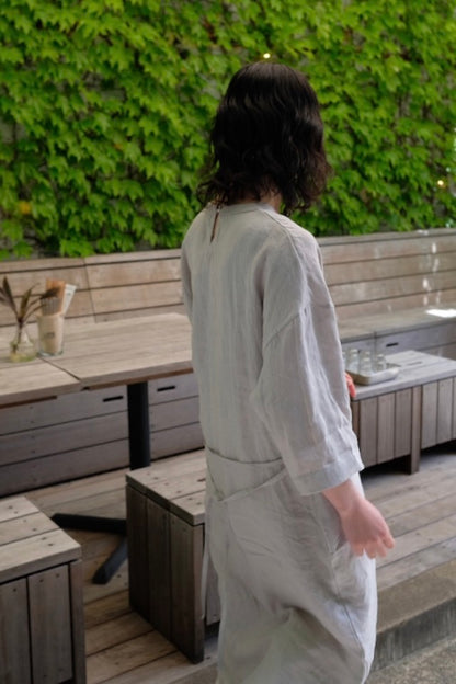 DELICIOUS "LINEN Long Dress" JAMES SPECIAL ORDER