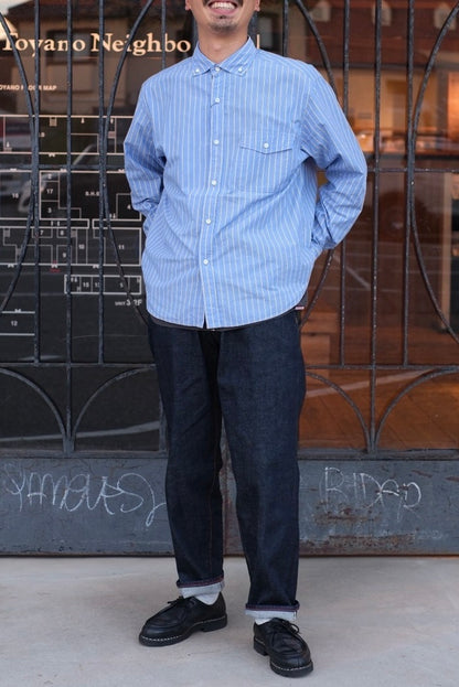 STANDARD SHIRT "Pujol Relax-Stripe-"