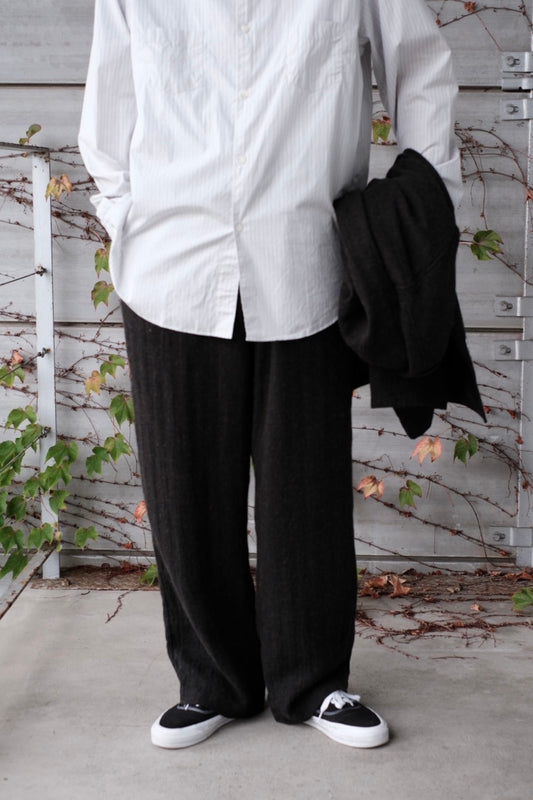 ENDS and MEANS "Linen Wool Easy Pants"