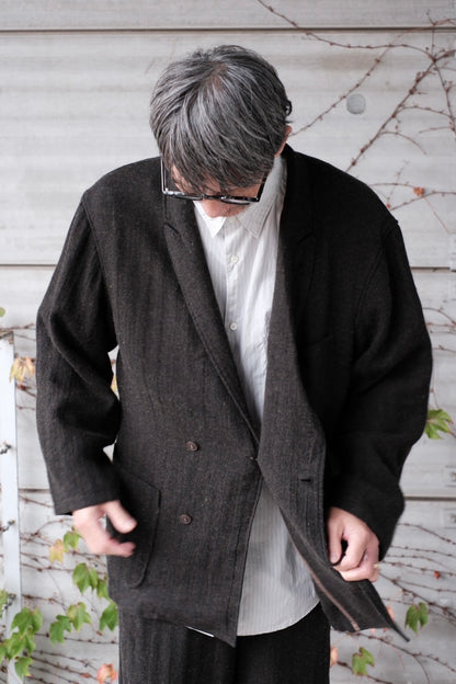 ENDS and MEANS "Double Breasted Work Jacket"