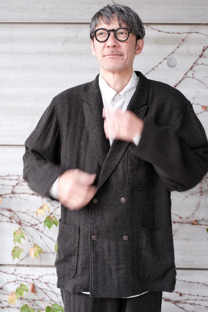 ENDS and MEANS "Double Breasted Work Jacket"