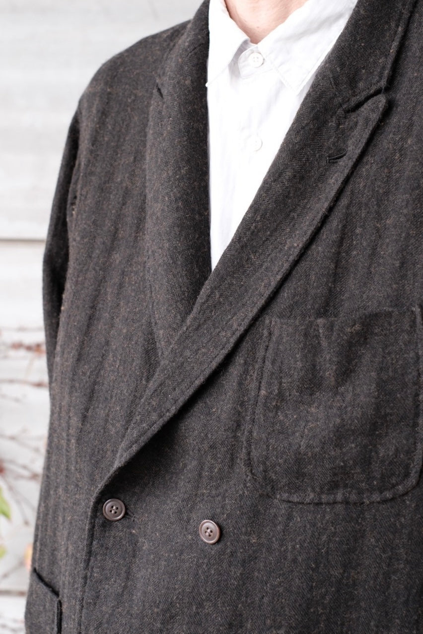 ENDS and MEANS "Double Breasted Work Jacket"