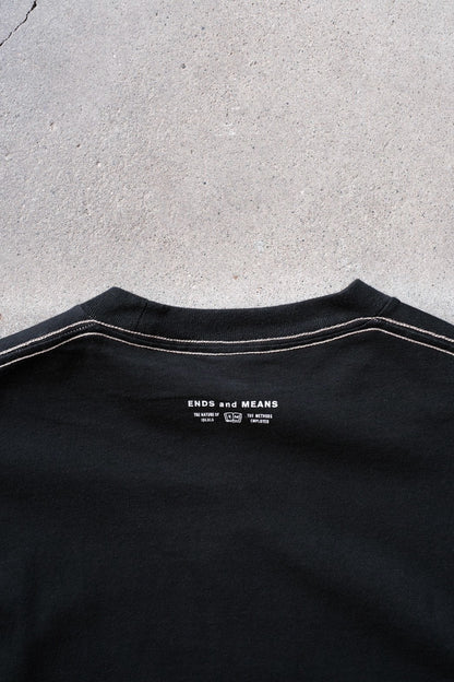 ENDS and MEANS "DIEU TROMPEUR Long Sleeve T-shirt"