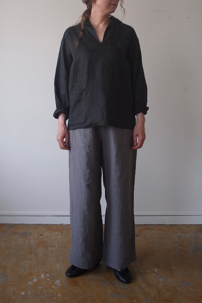 DELICIOUS "LINEN Ladies Wide Pants" JAMES SPECIAL ORDER