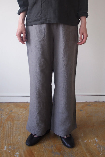 DELICIOUS "LINEN Ladies Wide Pants" JAMES SPECIAL ORDER