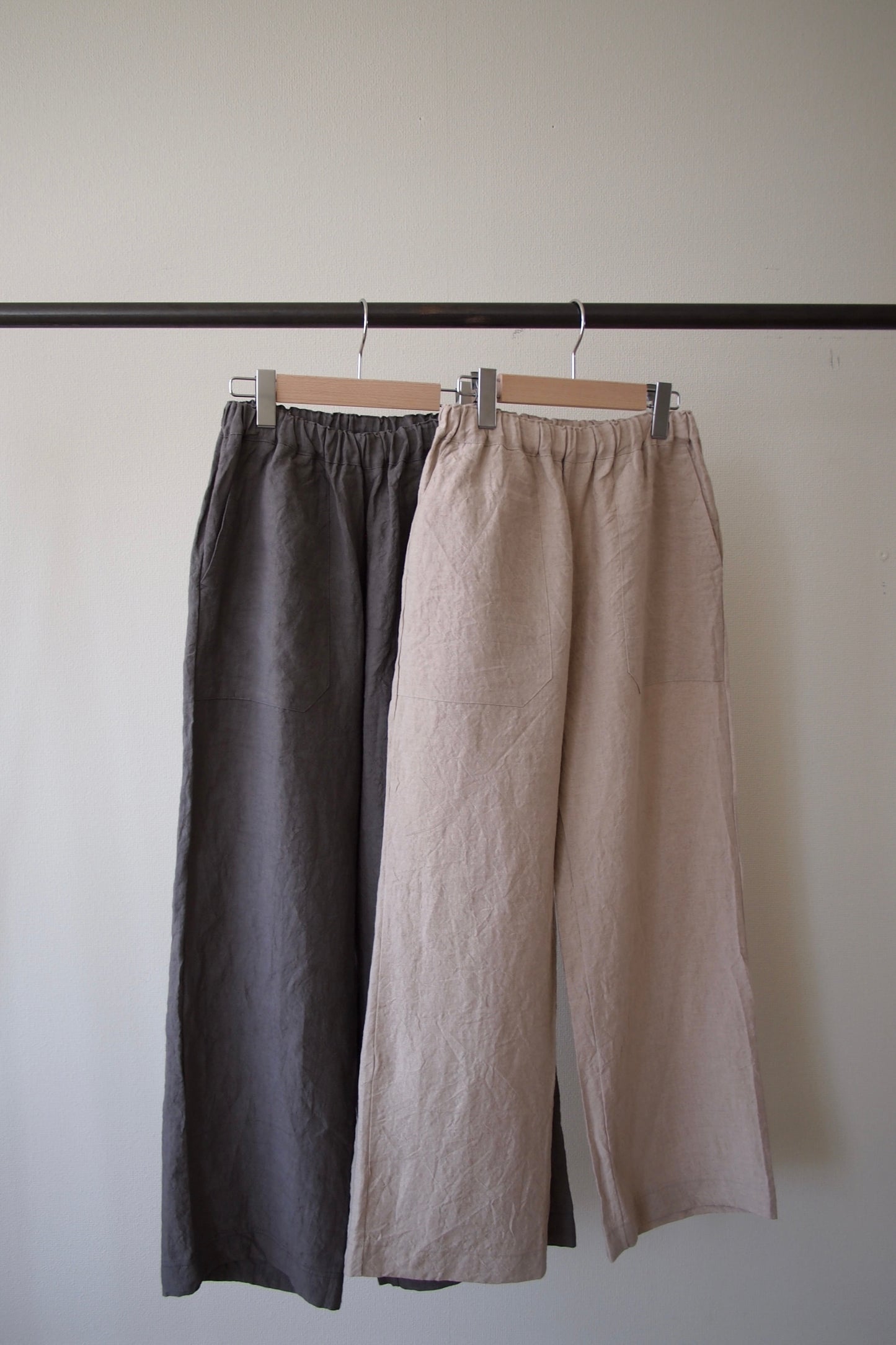 DELICIOUS "LINEN Ladies Wide Pants" JAMES SPECIAL ORDER