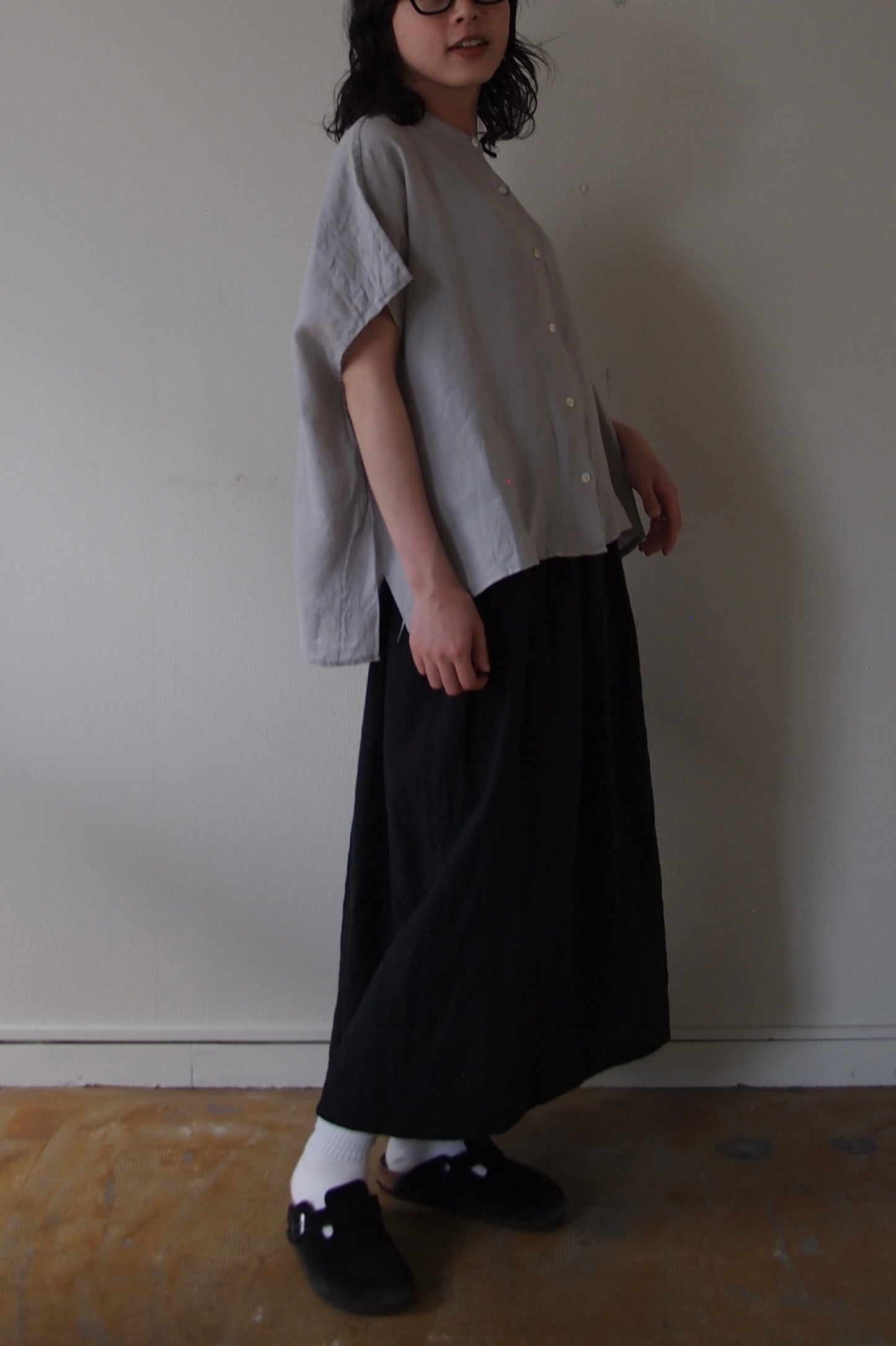 STANDARD SHIRT "No-sleeve Short Shirt"
