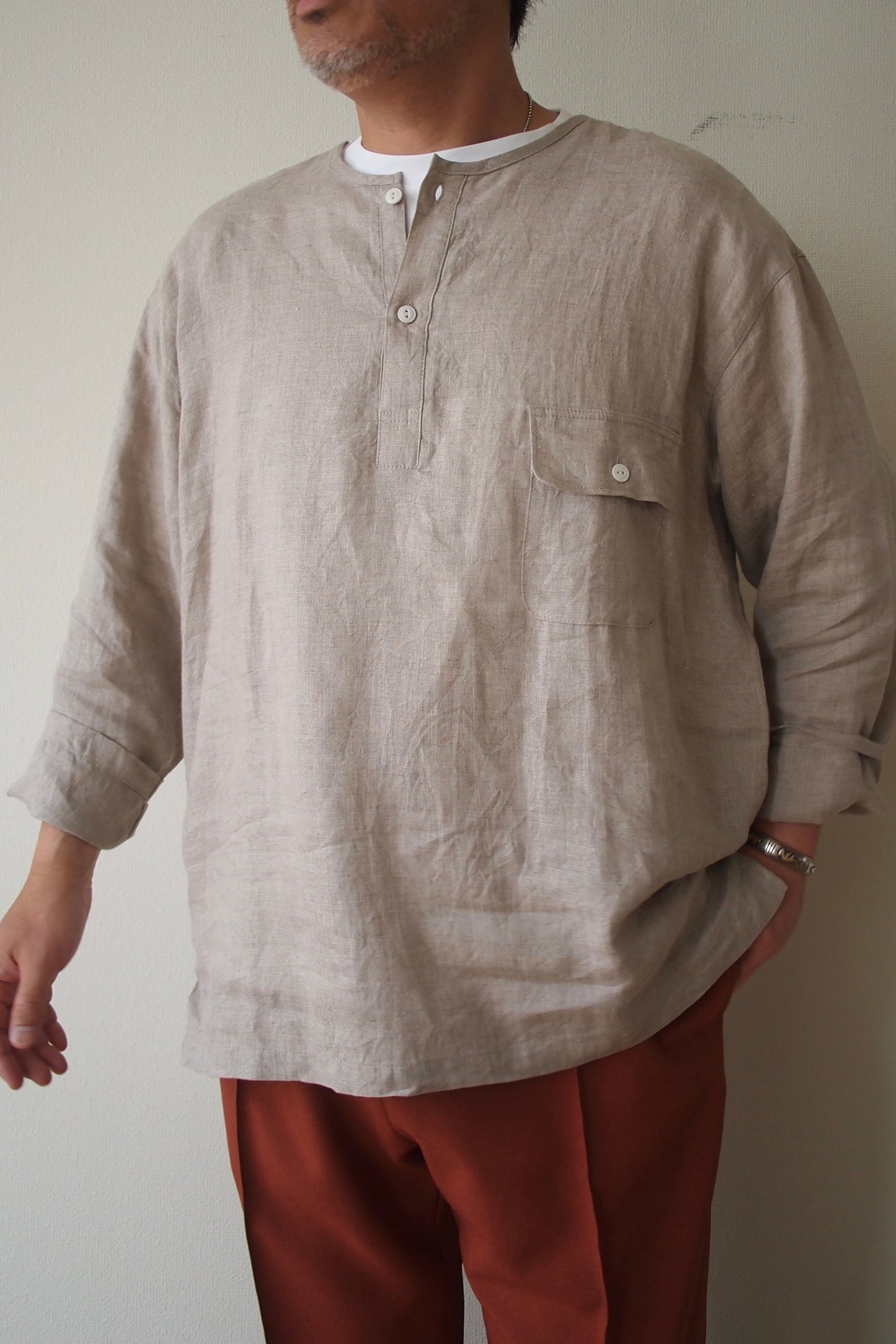DELICIOUS "Light LINEN Famers Henry" JAMES SPECIAL ORDER