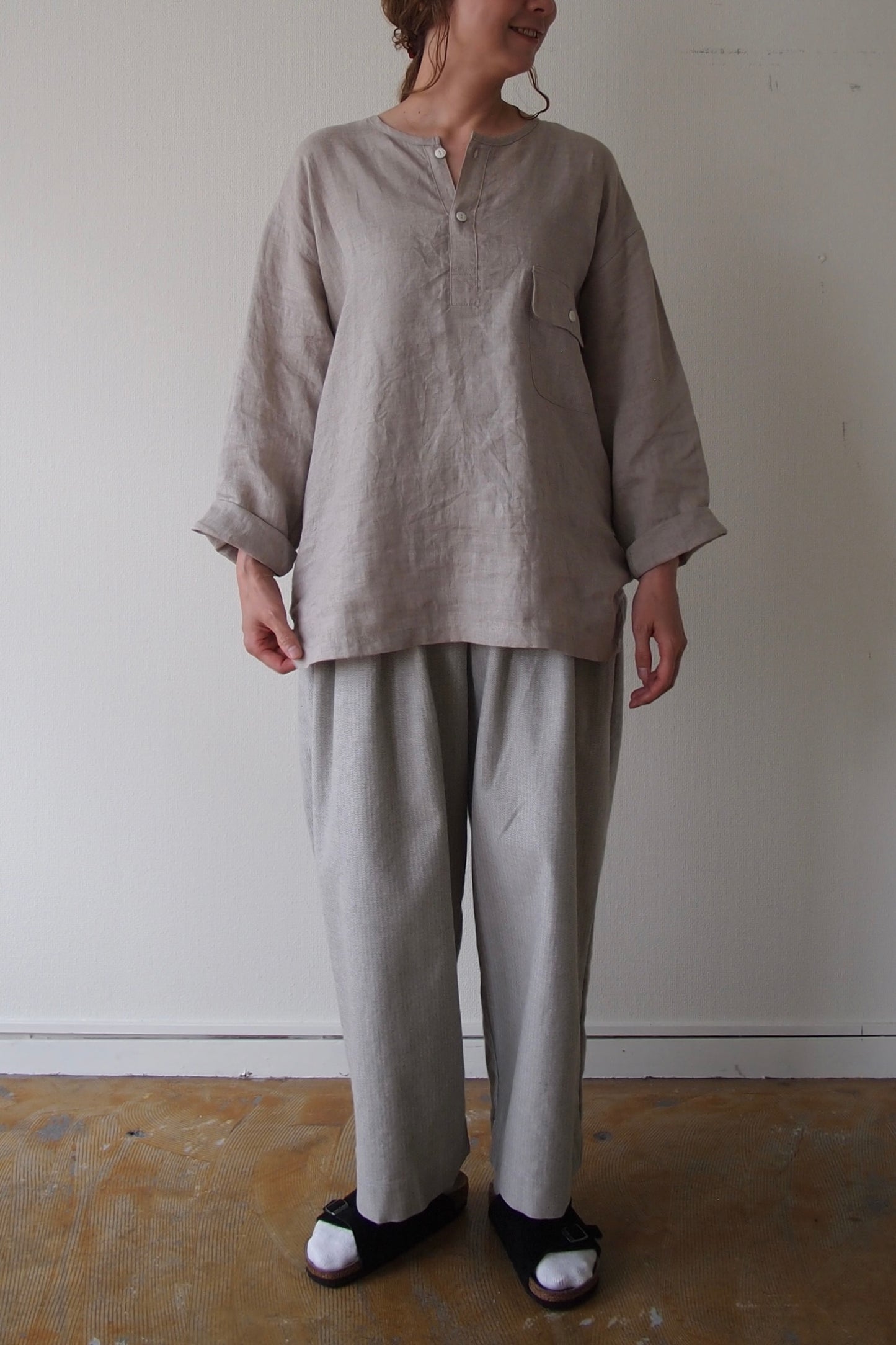 DELICIOUS "Light LINEN Famers Henry" JAMES SPECIAL ORDER