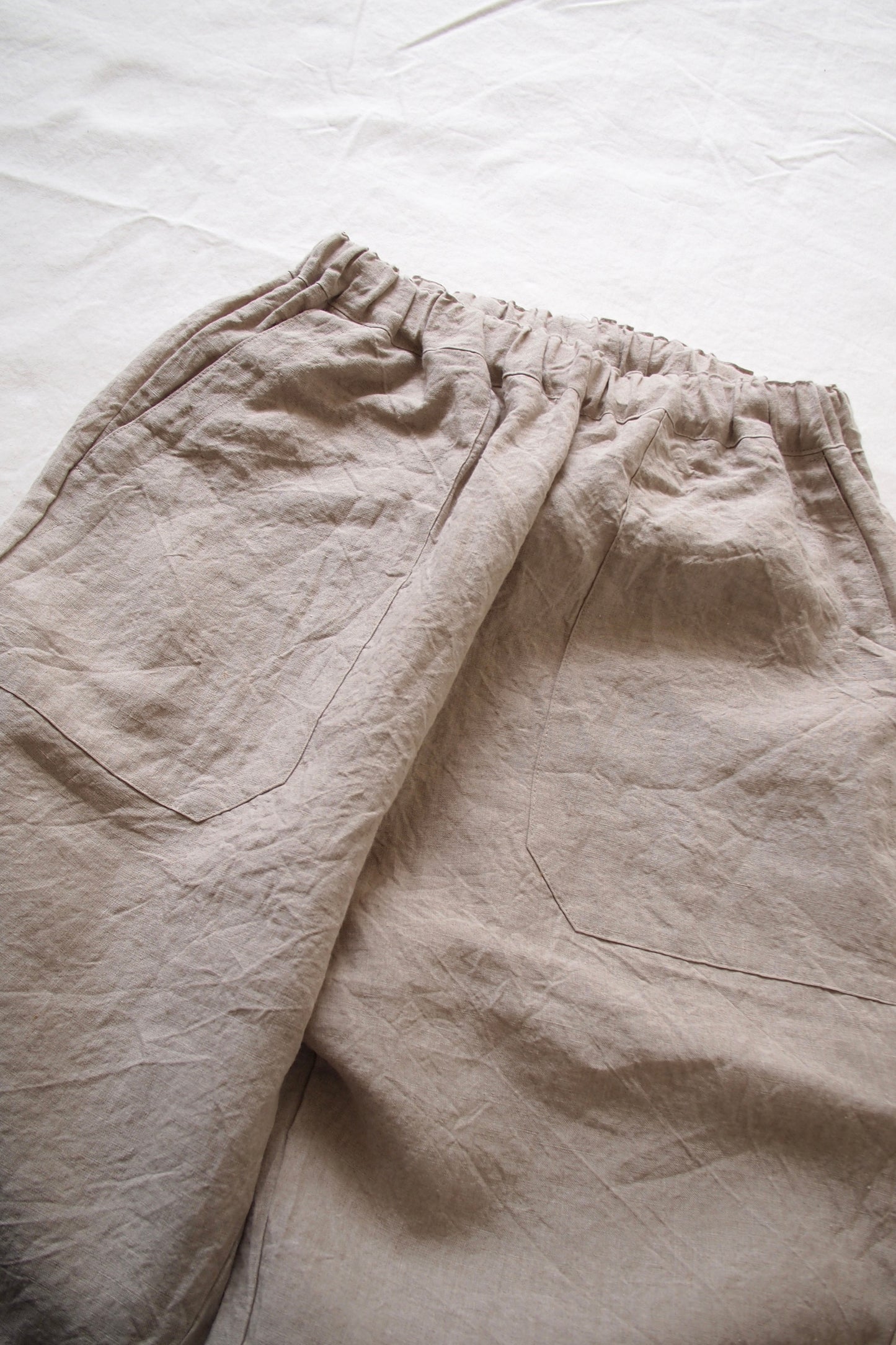 DELICIOUS "LINEN Ladies Wide Pants" JAMES SPECIAL ORDER