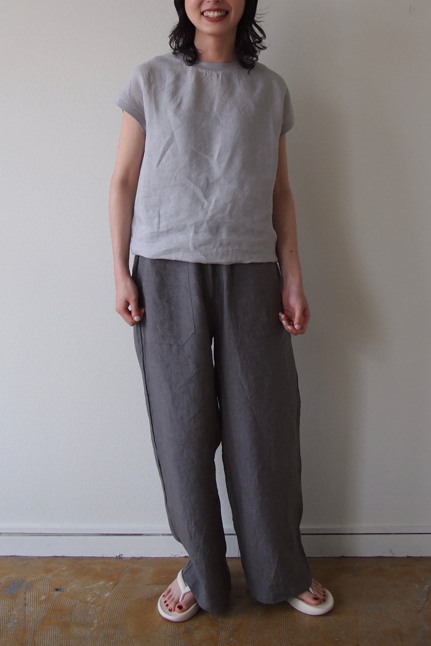 DELICIOUS "LINEN French Sleeve"