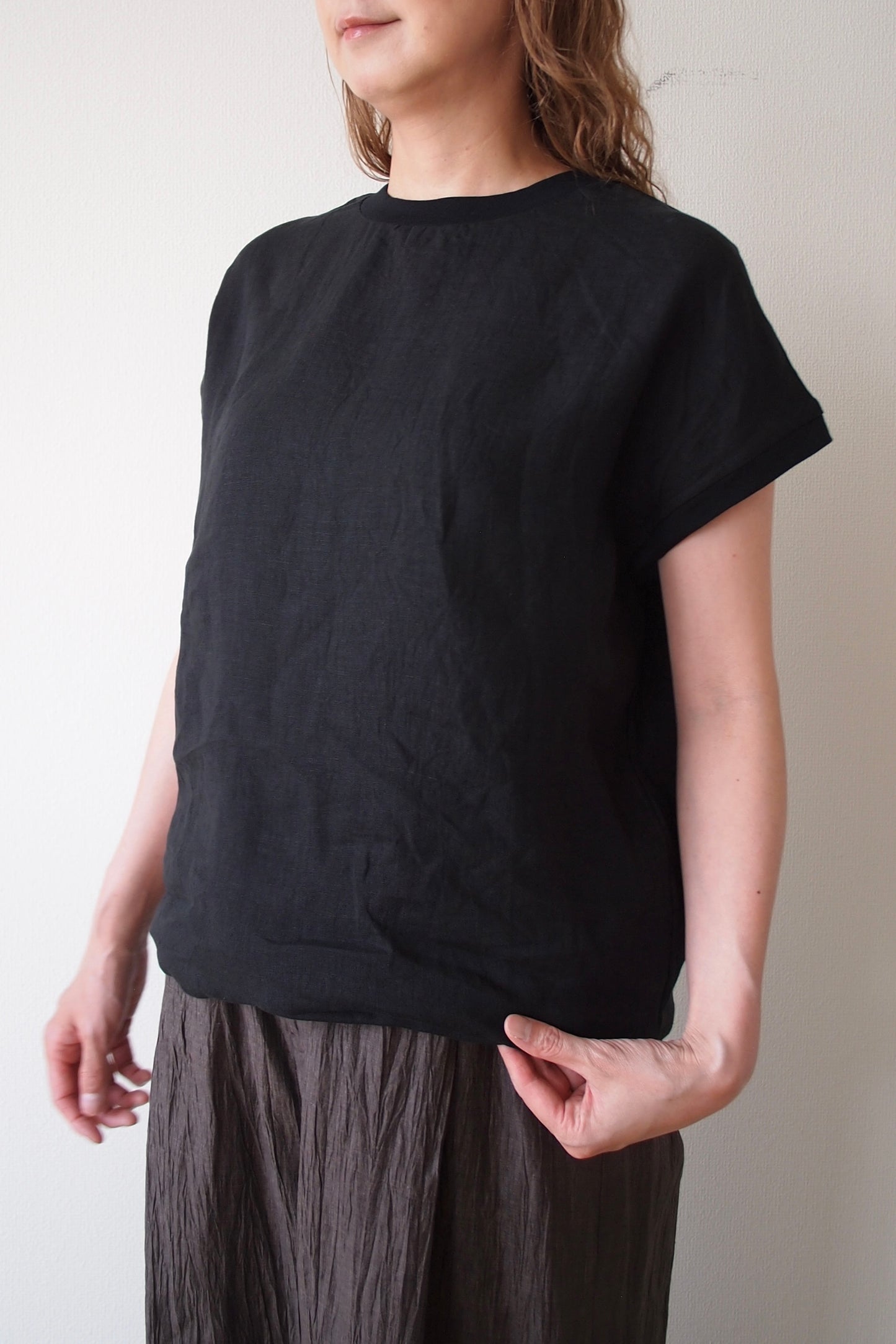 DELICIOUS "LINEN French Sleeve"