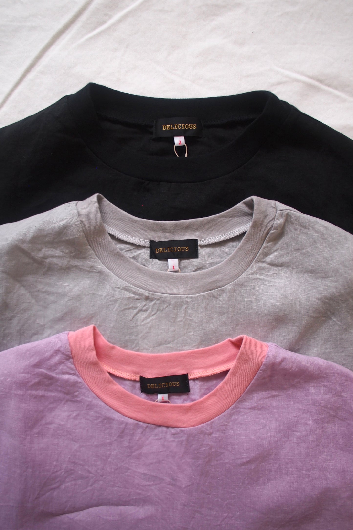 DELICIOUS "LINEN French Sleeve"