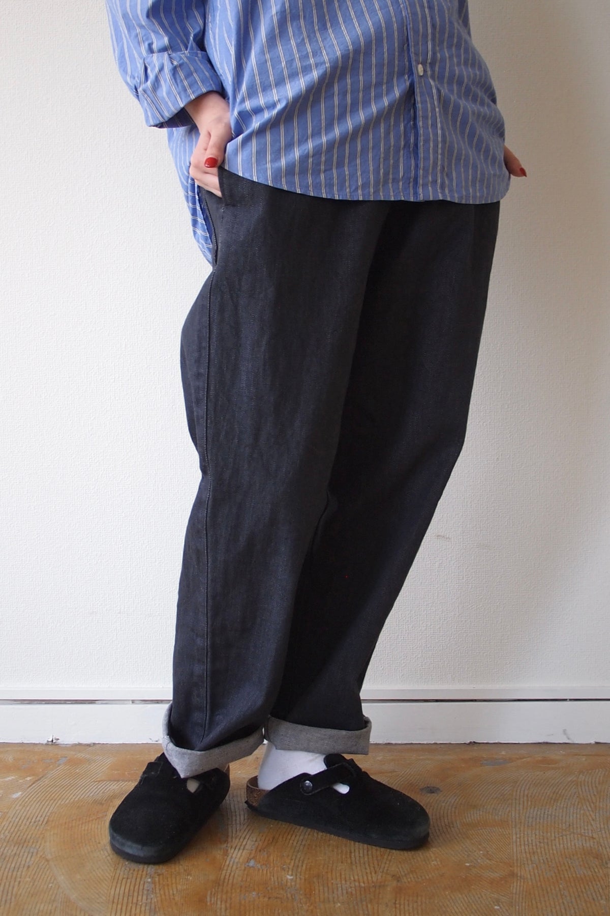 DELICIOUS "DENIM Easy Pants"